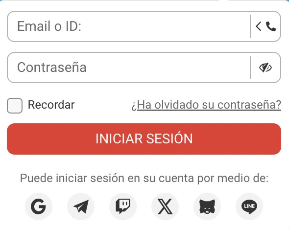 Realizar tu Megapari Login